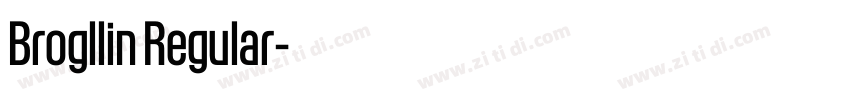 Brogllin Regular字体转换 Brogllin Regular字体转换